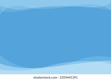 Presentation template with blank space. White ribbon shape on top and bottom. 