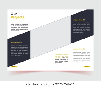 Presentation template, Book cover design, corporate company profile brochure template design, Abstract composition, Vector illustration
