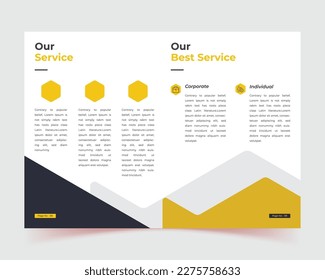 Presentation template, Book cover design,Abstract composition,corporate company profile brochure template design, Vector illustration,Yellow,Black