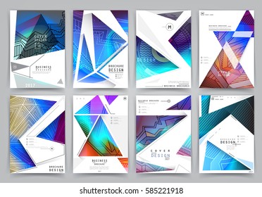 Presentation template, brochure design or cover for business purposes, layout with space for text and images.
