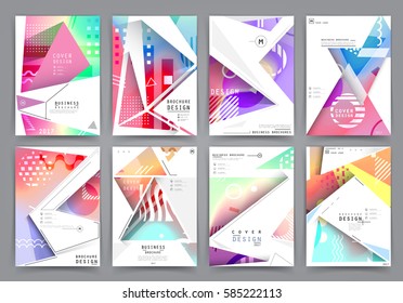Presentation template, brochure design or cover for business purposes, layout with space for text and images.