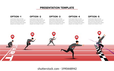 Presentation Template of a business competition