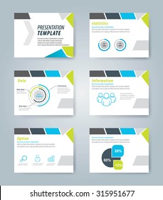 Presentation template collection,business infographic element set,vector illustration