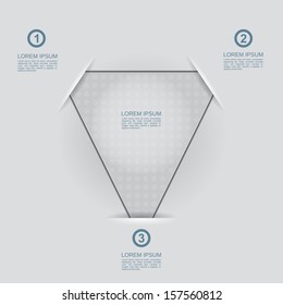 Presentation template with color lines