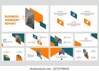 Presentation template, company Info graphic elements for presentation template Annual report, written cover, brochure, layout, flyer layout template design