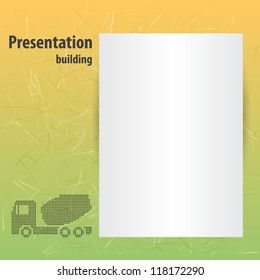 Presentation template for the construction business