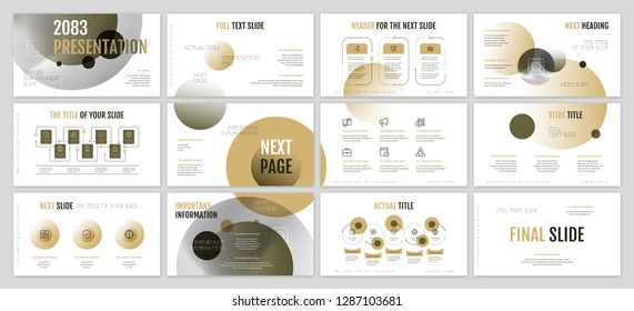 Presentation template design. Vector infographics. Use in Presentation flyer and leaflet corporate report marketing advertising annual report banner. Multipurpose template for presentation slide.