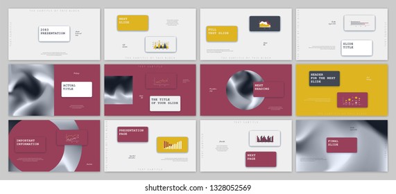 Presentation template design. Vector infographics. Use in Presentation flyer and leaflet corporate report marketing advertising annual report banner. Multipurpose template for presentation slide.
