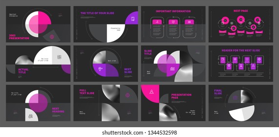 Presentation template design. Vector infographics. Use in Presentation flyer and leaflet corporate report marketing advertising annual report banner. Multipurpose template for presentation slide.