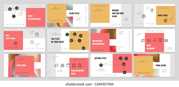 Presentation template design. Vector infographics. Use in Presentation flyer and leaflet corporate report marketing advertising annual report banner. Multipurpose template for presentation slide.