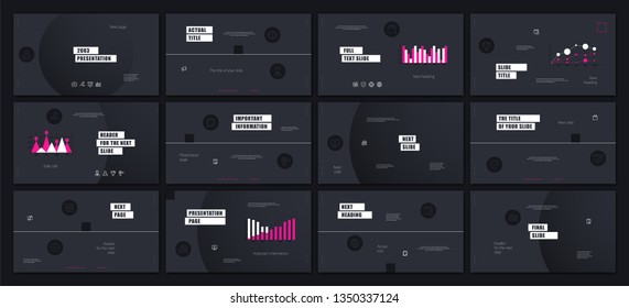 Presentation template design. Vector infographics. Use in Presentation flyer and leaflet corporate report marketing advertising annual report banner. Multipurpose template for presentation slide.