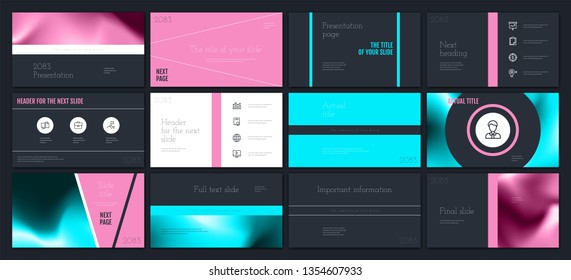 Presentation template design. Vector infographics. Use in Presentation flyer and leaflet corporate report marketing advertising annual report banner. Multipurpose template for presentation slide.