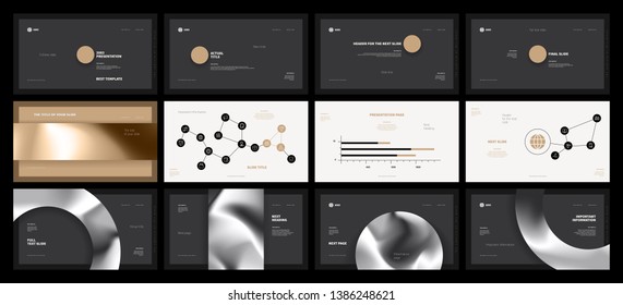 Presentation template design. Vector infographics. Use in Presentation flyer and leaflet corporate report marketing advertising annual report banner. Multipurpose template for presentation slide.