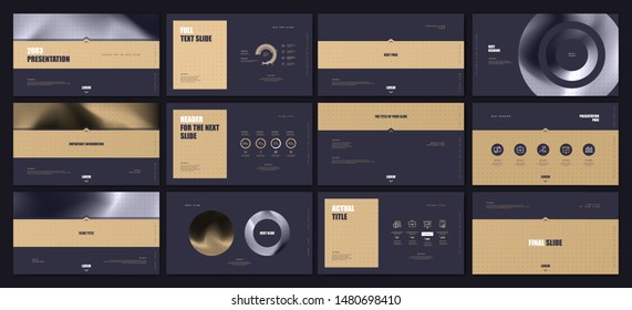 Presentation template design. Vector infographics. Use in Presentation flyer and leaflet corporate report marketing advertising annual report banner. Multipurpose template for presentation slide.