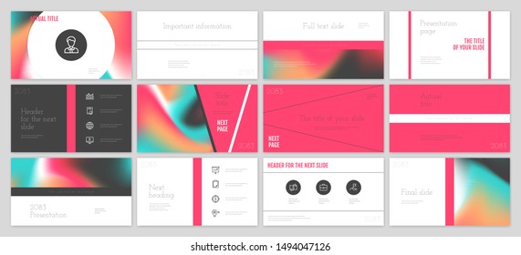 Presentation template design. Vector infographics. Use in Presentation flyer and leaflet corporate report marketing advertising annual report banner. Multipurpose template for presentation slide.