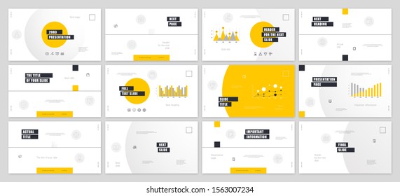 Presentation template design. Vector infographics. Use in Presentation flyer and leaflet corporate report marketing advertising annual report banner. Multipurpose template for presentation slide.