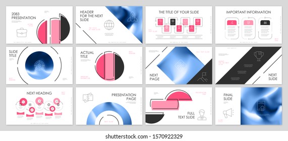 Presentation template design. Vector infographics. Use in Presentation flyer and leaflet corporate report marketing advertising annual report banner. Multipurpose template for presentation slide.