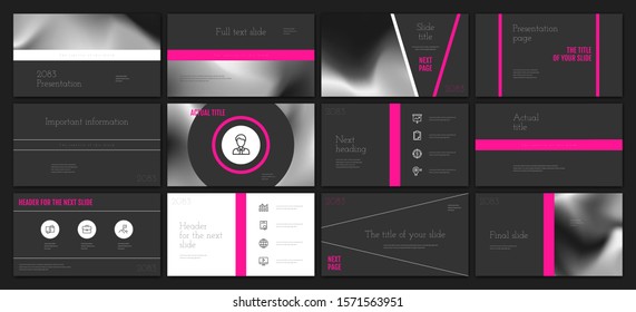 Presentation template design. Vector infographics. Use in Presentation flyer and leaflet corporate report marketing advertising annual report banner. Multipurpose template for presentation slide.