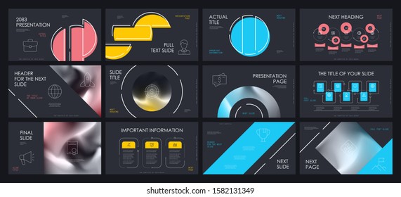 Presentation template design. Vector infographics. Use in Presentation flyer and leaflet corporate report marketing advertising annual report banner. Multipurpose template for presentation slide.