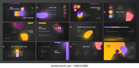 Presentation template design. Vector infographics. Use in Presentation flyer and leaflet corporate report marketing advertising annual report banner. Multipurpose template for presentation slide.