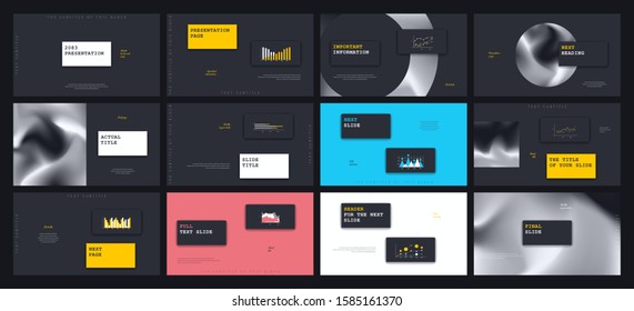 Presentation template design. Vector infographics. Use in Presentation flyer and leaflet corporate report marketing advertising annual report banner. Multipurpose template for presentation slide.