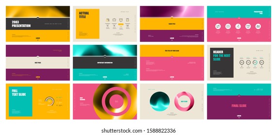 Presentation template design. Vector infographics. Use in Presentation flyer and leaflet corporate report marketing advertising annual report banner. Multipurpose template for presentation slide.