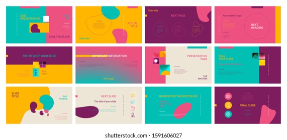 Presentation template design. Vector infographics. Use in Presentation flyer and leaflet corporate report marketing advertising annual report banner. Multipurpose template for presentation slide.