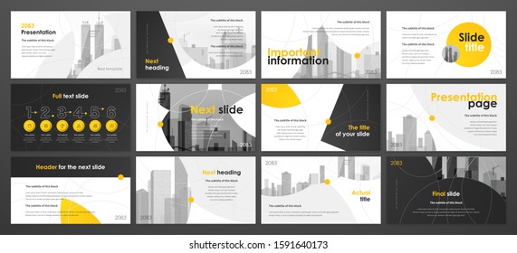 Presentation template design. Vector infographics. Use in Presentation flyer and leaflet corporate report marketing advertising annual report banner. Multipurpose template for presentation slide.