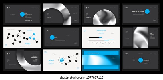 Presentation template design. Vector infographics. Use in Presentation flyer and leaflet corporate report marketing advertising annual report banner. Multipurpose template for presentation slide.