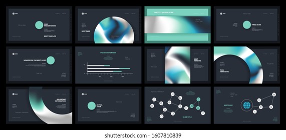 Presentation template design. Vector infographics. Use in Presentation flyer and leaflet corporate report marketing advertising annual report banner. Multipurpose template for presentation slide.