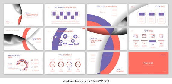 Presentation template design. Vector infographics. Use in Presentation flyer and leaflet corporate report marketing advertising annual report banner. Multipurpose template for presentation slide.