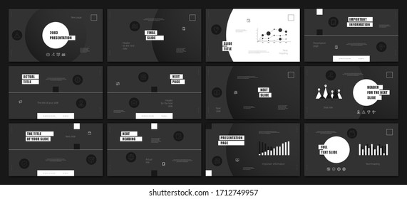 Presentation template design. Vector infographics. Use in Presentation flyer and leaflet corporate report marketing advertising annual report banner. Multipurpose template for presentation slide.