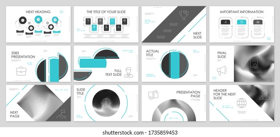 Presentation template design. Vector infographics. Use in Presentation flyer and leaflet corporate report marketing advertising annual report banner. Multipurpose template for presentation slide.