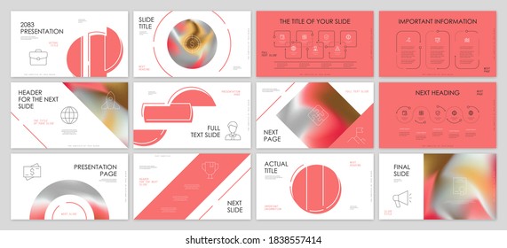 Presentation template design. Vector infographics. Use in Presentation flyer and leaflet corporate report marketing advertising annual report banner. Multipurpose template for presentation slide.