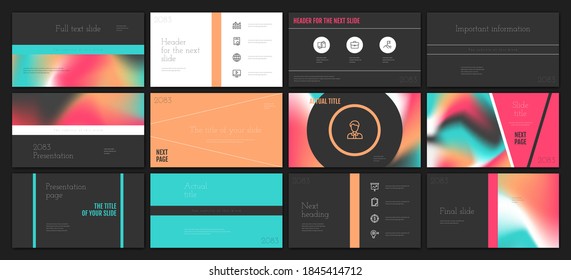 Presentation template design. Vector infographics. Use in Presentation flyer and leaflet corporate report marketing advertising annual report banner. Multipurpose template for presentation slide.