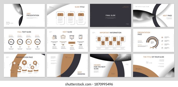 Presentation template design. Vector infographics. Use in Presentation flyer and leaflet corporate report marketing advertising annual report banner. Multipurpose template for presentation slide.