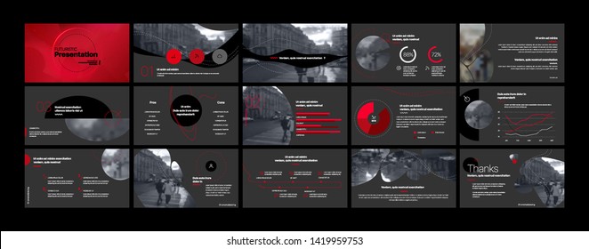 Presentation template. Elements for slide presentations on a white background. Use also as a flyer, brochure, corporate report, marketing, advertising, annual report, banner. Vector