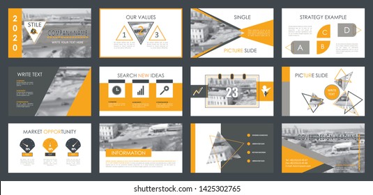 Presentation template. Elements for slide presentations. Use also as a flyer, brochure, corporate report, marketing, advertising, annual report, banner. 
