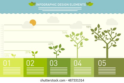 Presentation Template With The Evolution Of A Tree