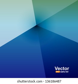 Presentation template in the geometric style of business