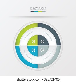 presentation template   Green, blue, gray color