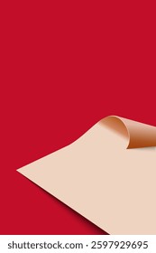 Presentation template mockup red background for decoration
