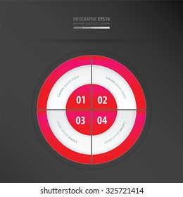 presentation template   neon pink