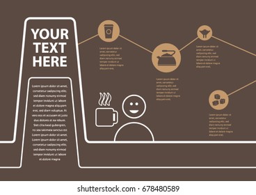 A presentation template for presentations or meetings.