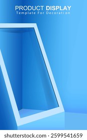 Presentation template product display red background for decoration