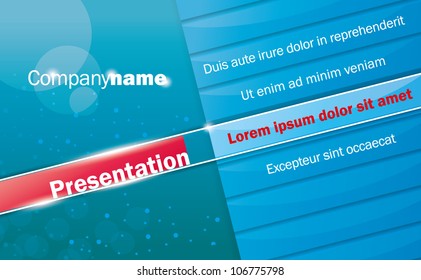 Presentation Template slide show design