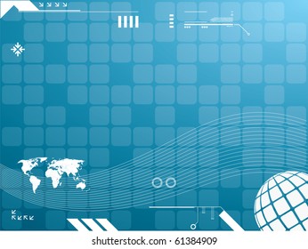 presentation template in vector