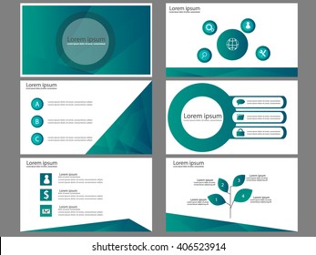 presentation template vector design