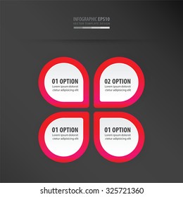 presentation template vector   neon pink