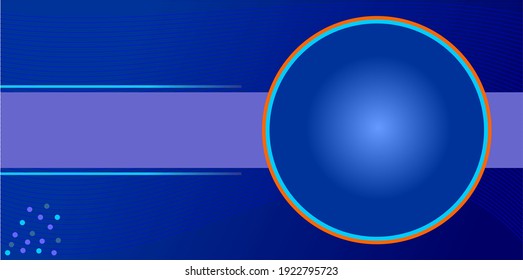 Presentation Templates, Corporate. Baner Frame. Abstract Blue, Orange, Slide. Broucher Cover Design use in corporate, card, slides, web